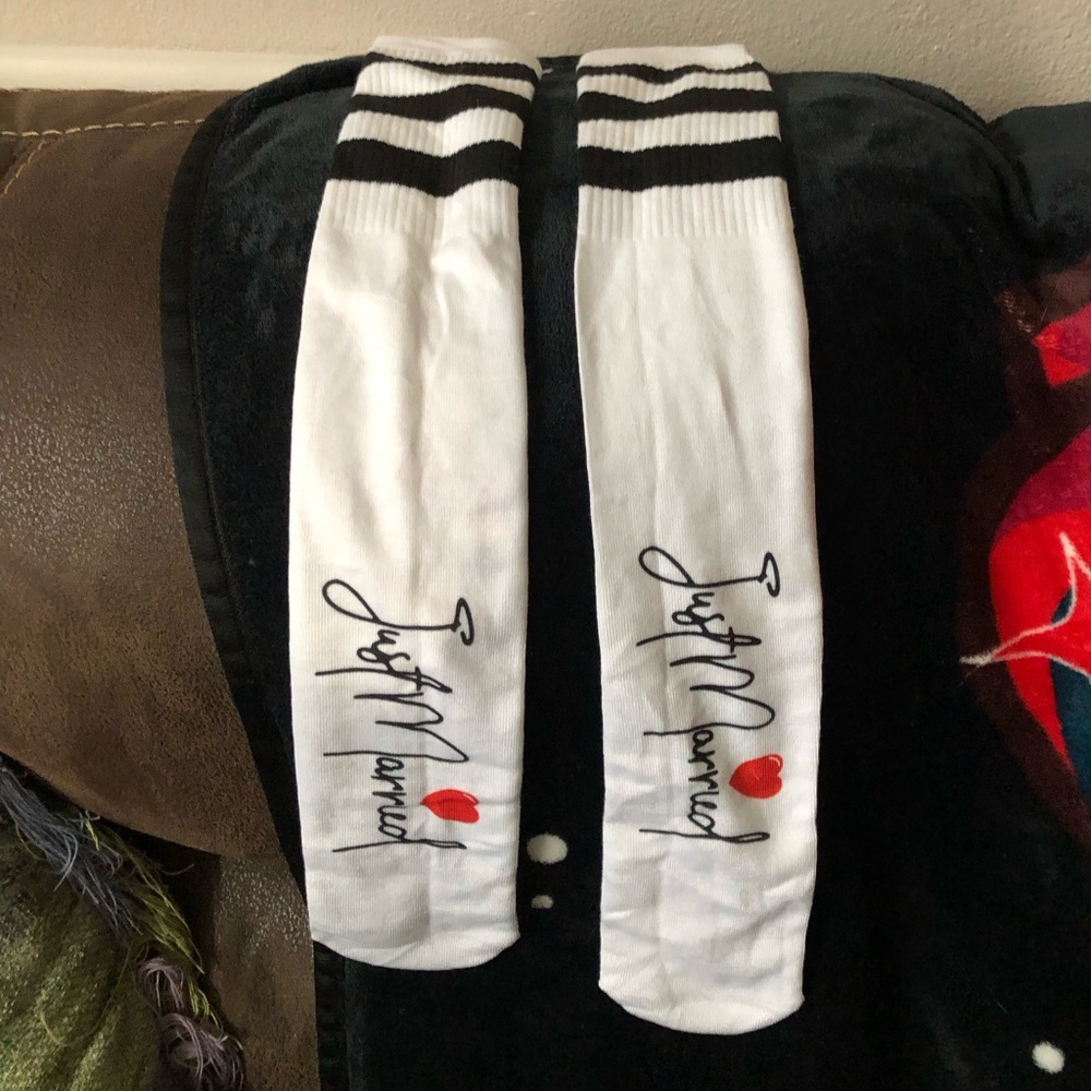 SALE⚡️ 2 for $7‼️ White unisex socks